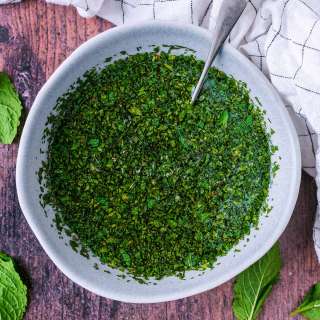 Homemade Mint Sauce