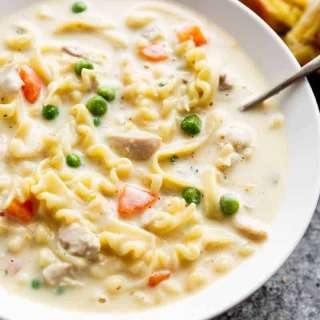 Creamy Chicken Noodle Soup