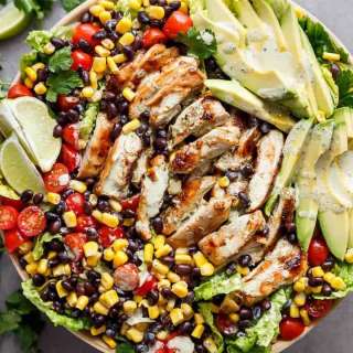 Chili Lime Southwestern Chicken Salad