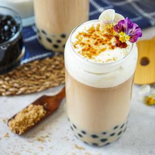 Crème Brûlée Bubble Tea