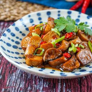 Braised Ginger Mushrooms