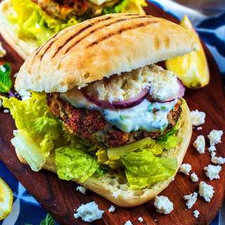 Greek Turkey Burgers
