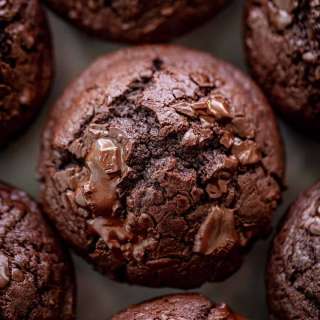 Double Chocolate Chunk Muffins