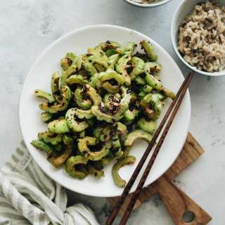 Stir Fried Bitter Melon with Fermented Black Beans