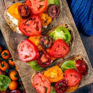Tomatoes on Toast