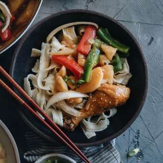 Da Pan Ji (Chicken Potato Stew with Noodles, 大盘鸡)