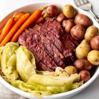 Corned Beef and Cabbage (Stove Top)
