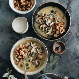 Julia Child's Cream of Mushroom Soup