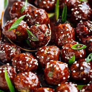 Mongolian Glazed Meatballs