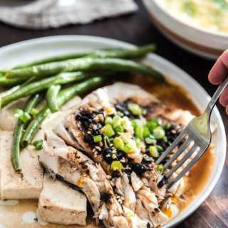 Steamed Fish with Black Bean Sauce (Steamed Version)