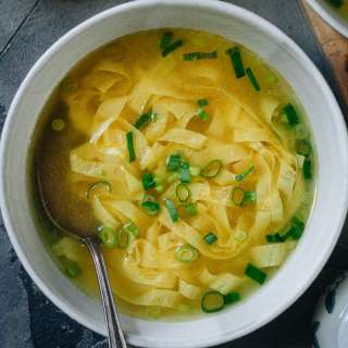 Vegan Egg Drop Soup (A Recipe From My Cookbook)