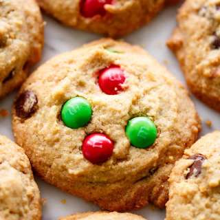 M&M Cookies (Soft Santa Cookies)