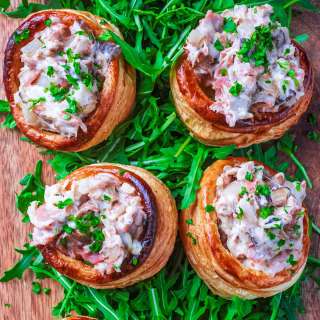 Vegetarian Vol au Vents