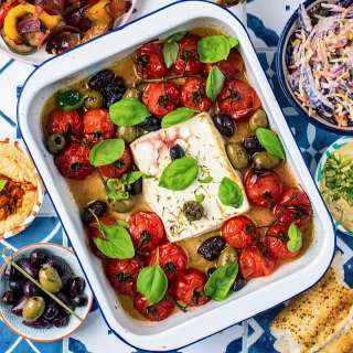 Baked Feta with Tomatoes