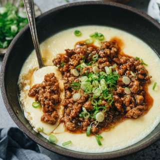 Steamed Egg with Minced Pork (肉末蒸水蛋)