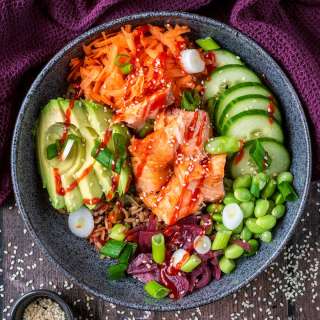 Salmon Rice Bowls