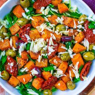 Mediterranean Roasted Butternut Squash Salad