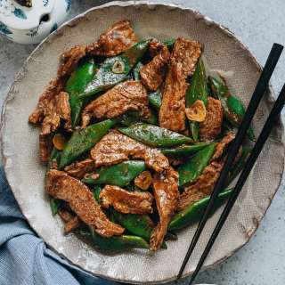 Beef and Flat Bean Stir Fry