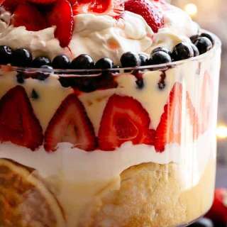 Strawberry Pancake Trifle