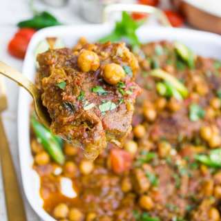 Roast Lamb And Chickpeas