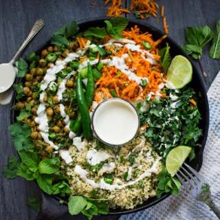 Spicy Vegan Chickpea Moroccan Couscous