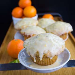 Ginger Clementine Lemon Poppy Seed Muffins