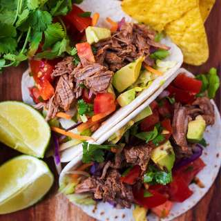 Easy Shredded Beef Tacos