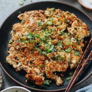 Ground Turkey and Tofu Scramble with Veggies