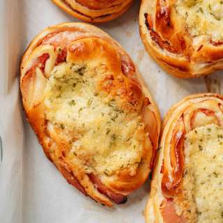 Ham and Cheese Buns (Easy Milk Bread)