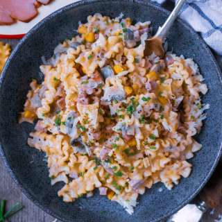 Leftover Gammon Pasta
