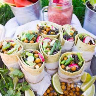Best Roasted Chickpeas Wrap