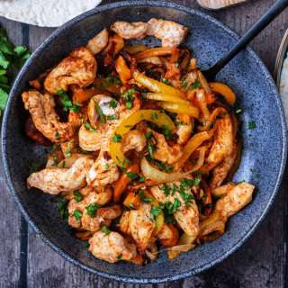 Air Fryer Chicken Fajitas