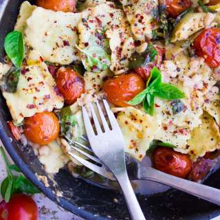 15 Minute One Pan Ravioli Recipe