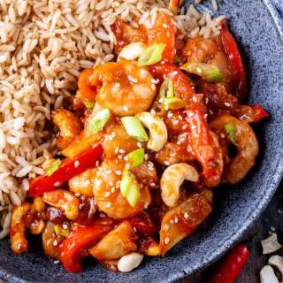 Kung Po Prawns