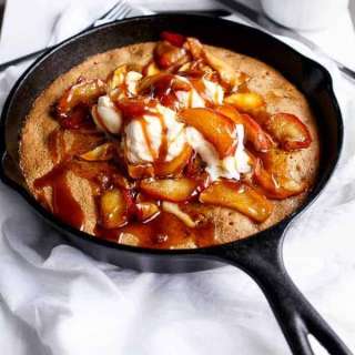 Apple Pie Deep Dish Skillet Cookie