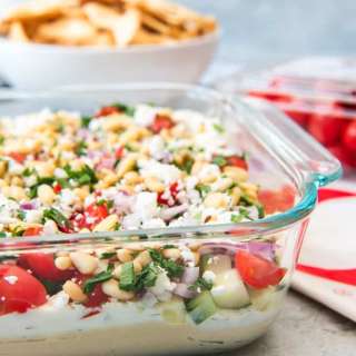 Easy Greek 7 Layer Dip