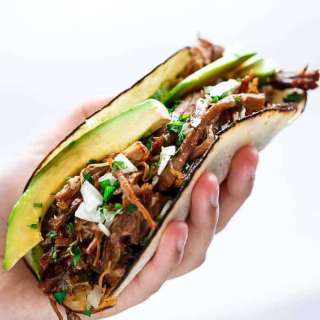 Slow Cooker Barbacoa Short Rib Tacos