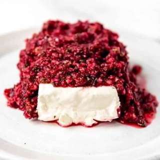 Cranberry Salsa with Cream Cheese