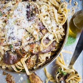Skinny Eggplant Parmesan Pasta