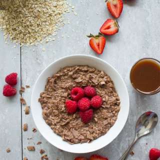 Chocolate Oatmeal Breakfast Bowl