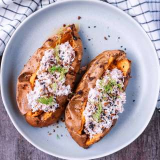 Air Fryer Baked Sweet Potato