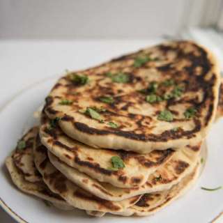 Homemade Garlic Naan Bread