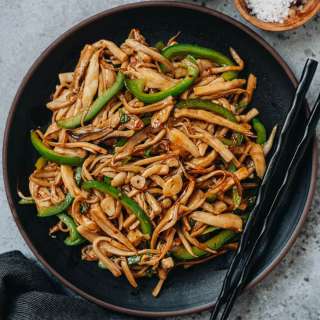King Oyster Mushroom Stir Fry (手撕杏鲍菇)