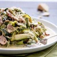 Zucchini (Zettuccine) Carbonara