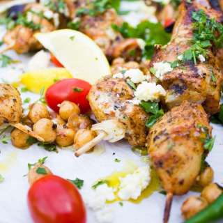 Grilled Chicken Breast Skewers
