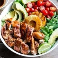 Lime and Garlic Barbecue Chicken Salad