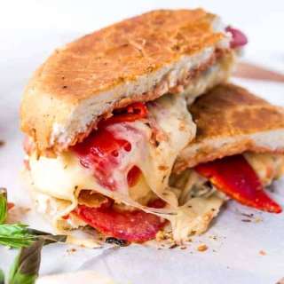 Focaccia Three-Cheese Italian Grilled Cheese