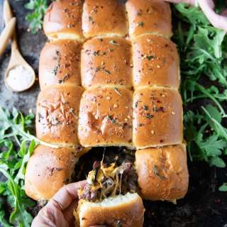 Philly Cheesesteak Sliders