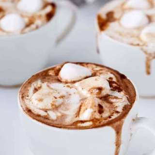 Peanut Butter Nutella S'mores Hot Chocolate
