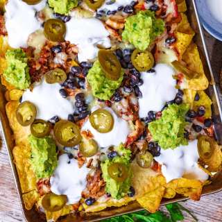 Loaded Chicken Nachos